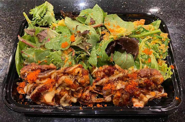 Mango Soft Shell Crab Salad